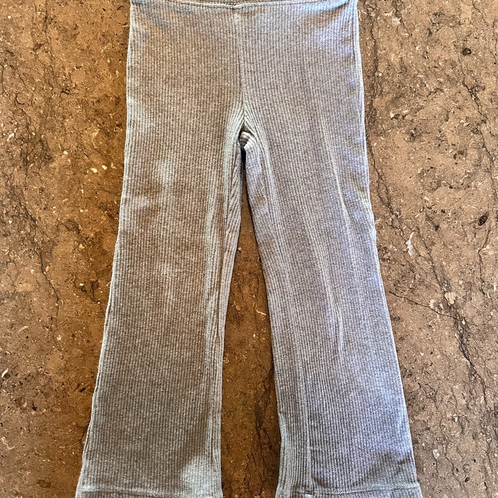 Crewcuts Gray Ribbed Leggings